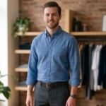 Long Sleeve Blue shirt